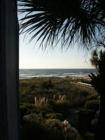 Atlantic Ocean, from the stairs by Trina's condominium.