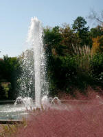 Big fountain at the end of the Canal Garden.