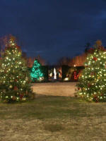 From the Visitor Pavilion to the Canal Garden big fountain.